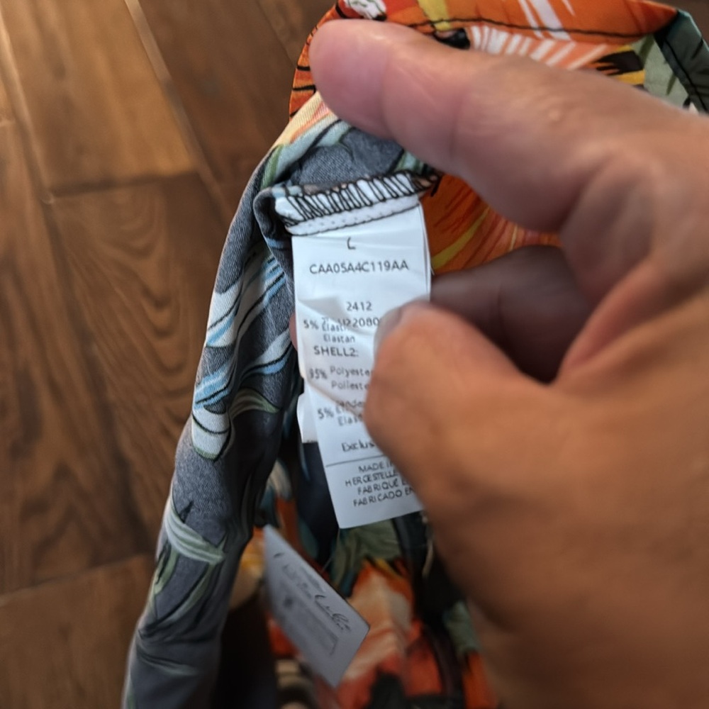 Cupshe Black Floral Midi Dress with Orange & Green Print - Picture 4 of 6
